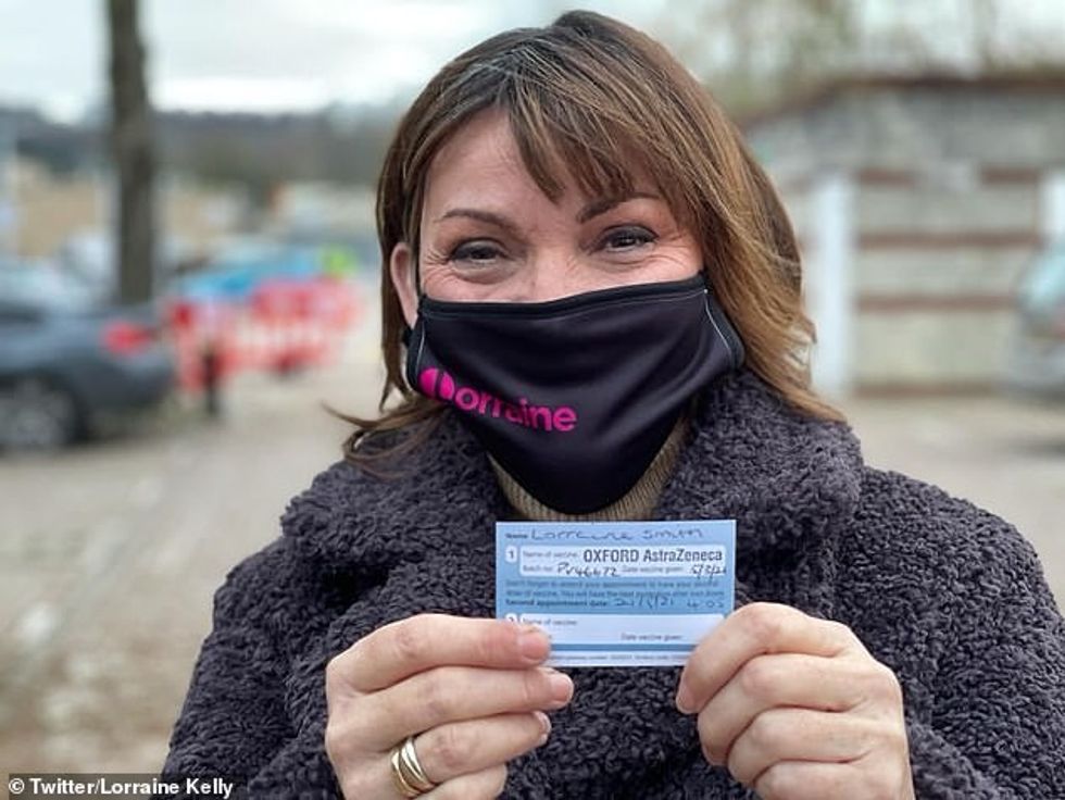 40266258 9342529 Jabbed Fellow morning TV host Lorraine Kelly 61 received the Oxf a 20 1615324043559