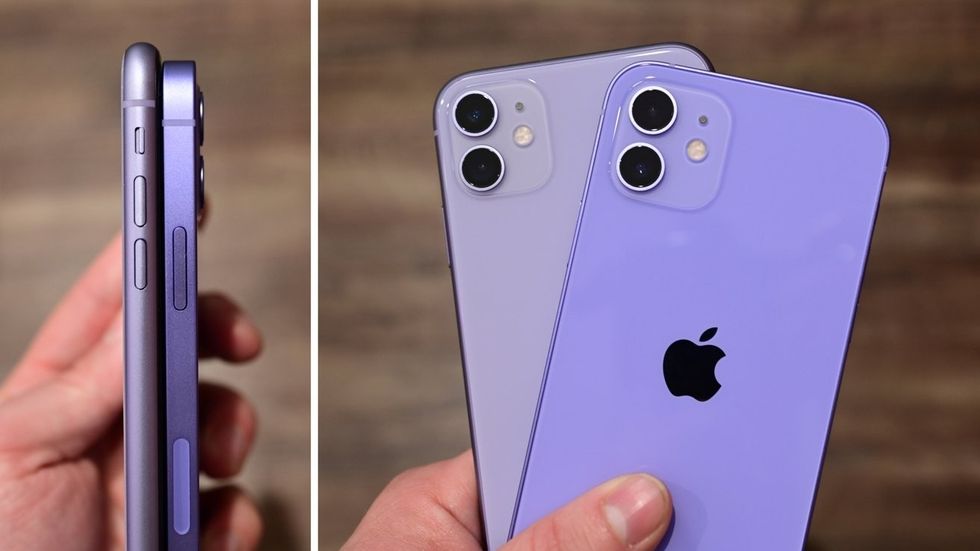 41816 81128 Purple iPhone 11and 12 Comparison xl