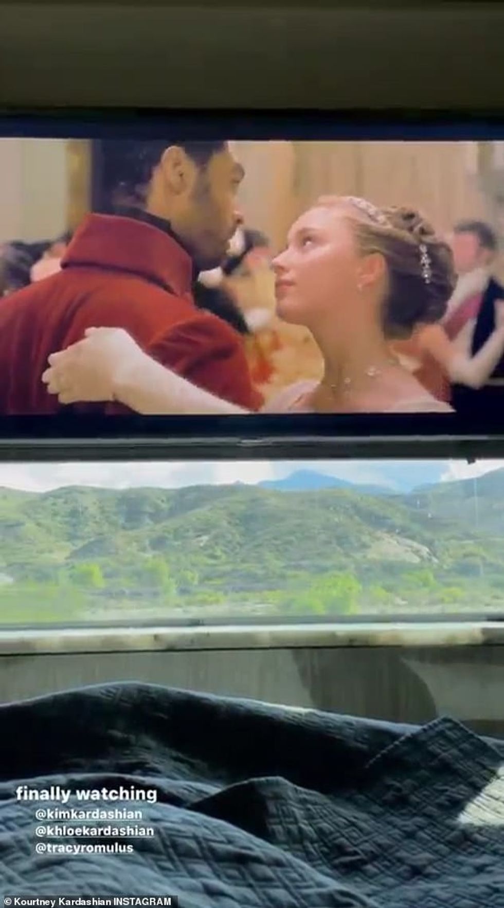 42263634 9535291 Finally watching She shared video of herself watching Bridgerto a 28 1619978518577