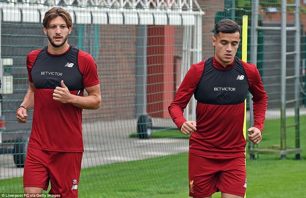 4238A46400000578 0 Adam Lallana and Phillipe Coutinho returned to Melwood for the s a 88 1499781532638