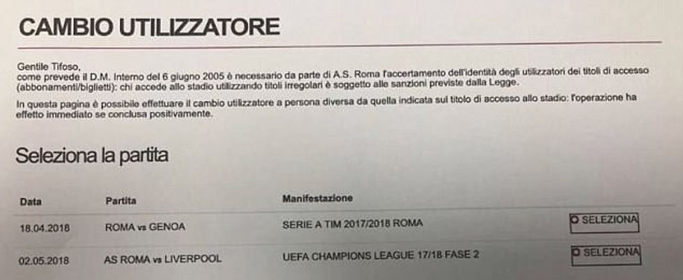 4B1E189C00000578 5612603 A screenshot of an email sent to Roma season ticket holders alle m 180 1523627464015