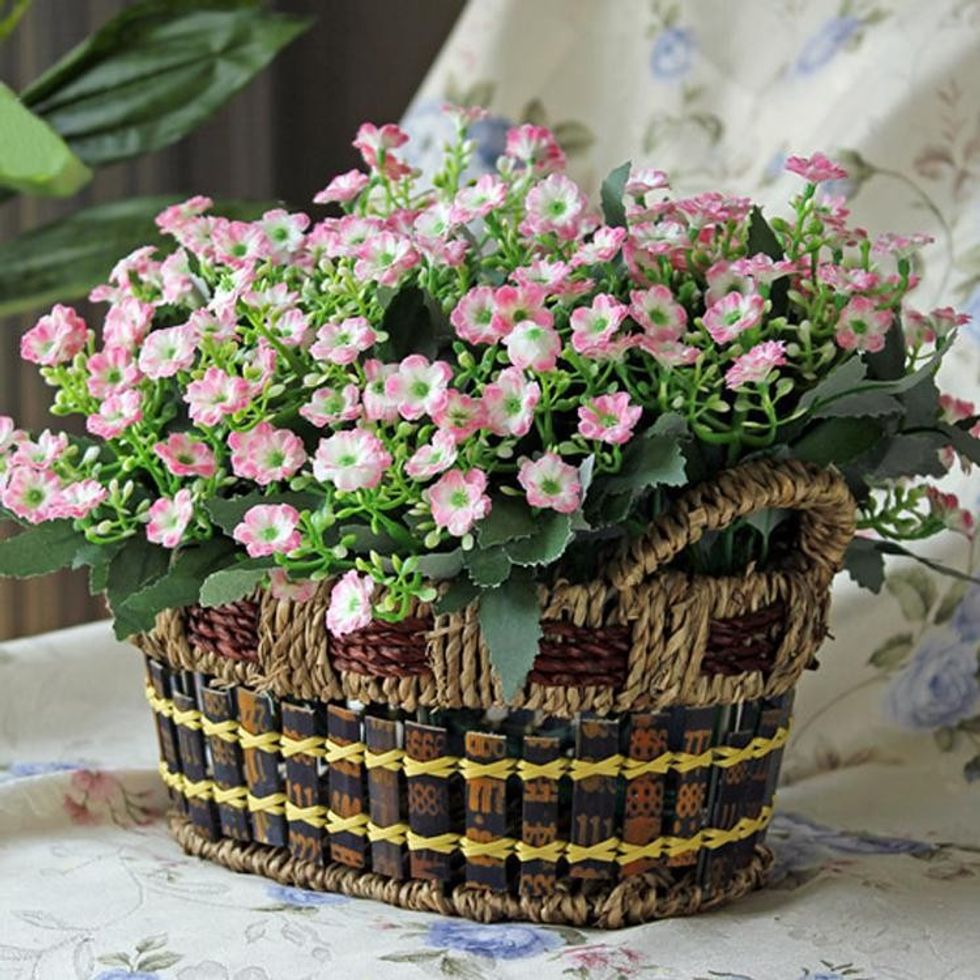 50pcs Milan font b jasmine b font font b flowers b font flourishing arts living room