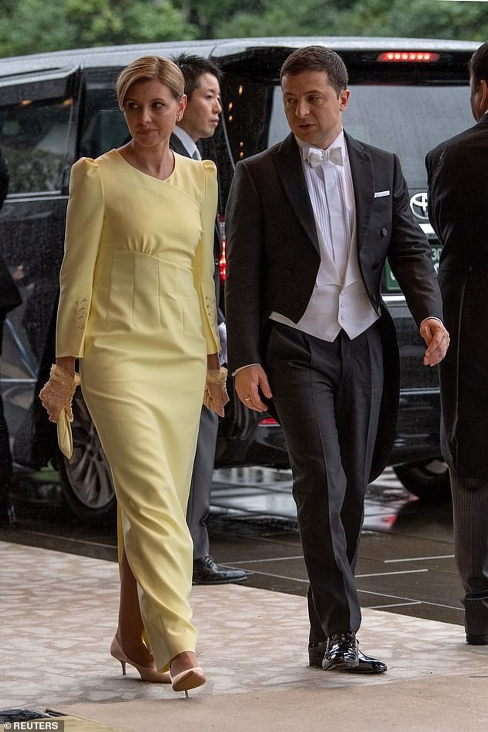 58121503 10841403 The Ukrainian president and his wife Olena attend a state dinner a 1 1653210292282