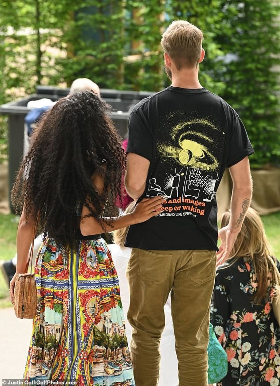 58212185 10848393 Tactile Calvin and Vick looked close attending the Chelsea Flowe a 6 1653385067848