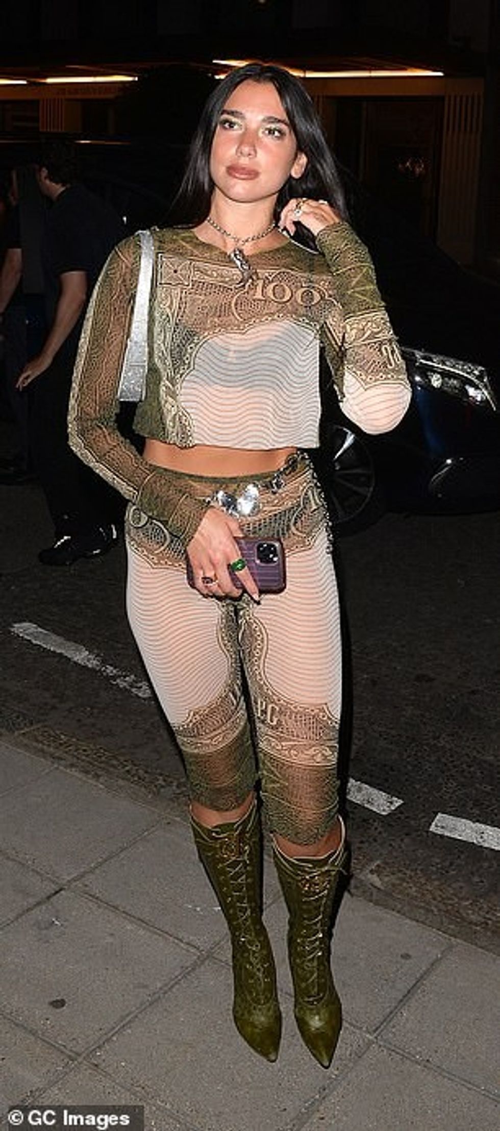 59214681 10928943 Stylish Dua slipped into a pair of knee high stiletto boots that m 40 1655513203245