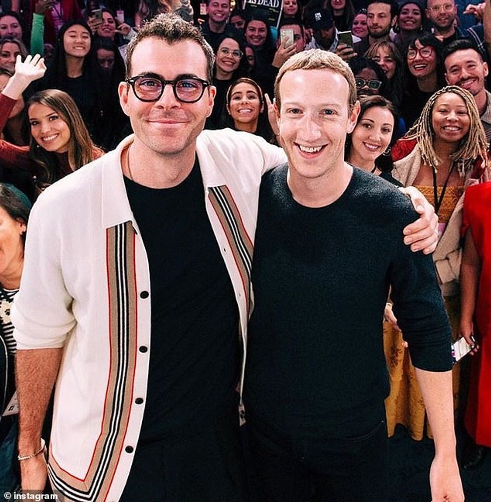 60734749 11052243 Mosseri is pictured with Mark Zuckerberg CEO of Meta Meta now ow m 6 1658894148942