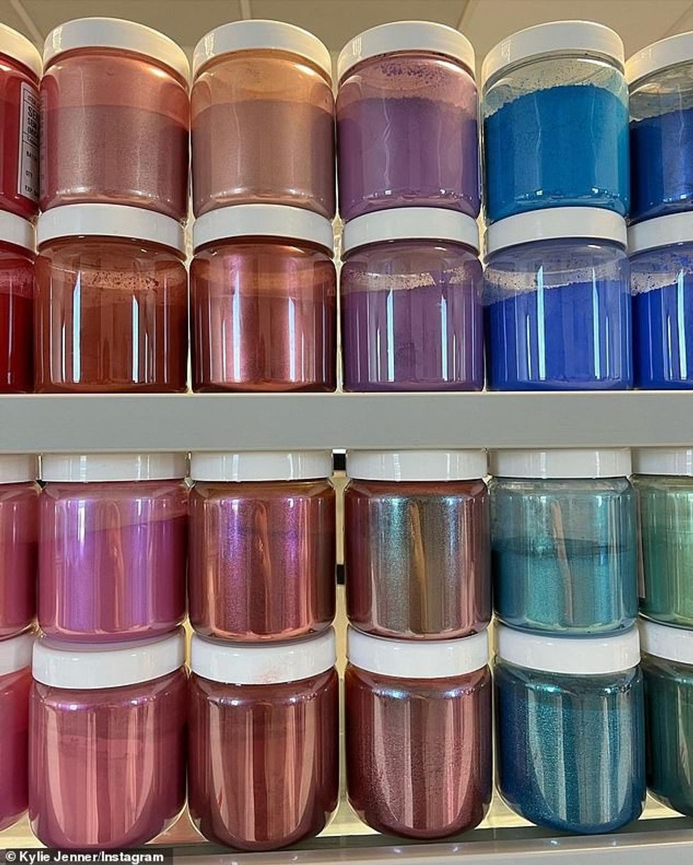 61030821 11077535 All that glitters Jenner showed off various containers full of c a 14 1659545134815