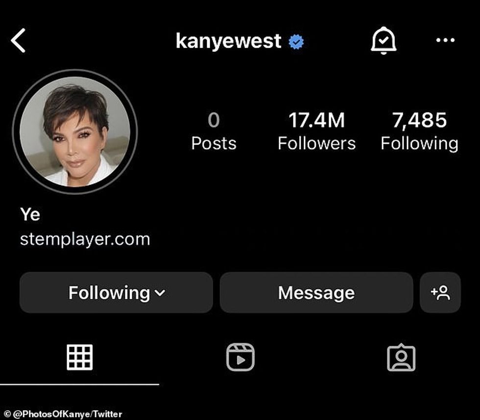 62911725 11261253 West s followers were greeted by an image of the reality TV star a 135 1664427604904