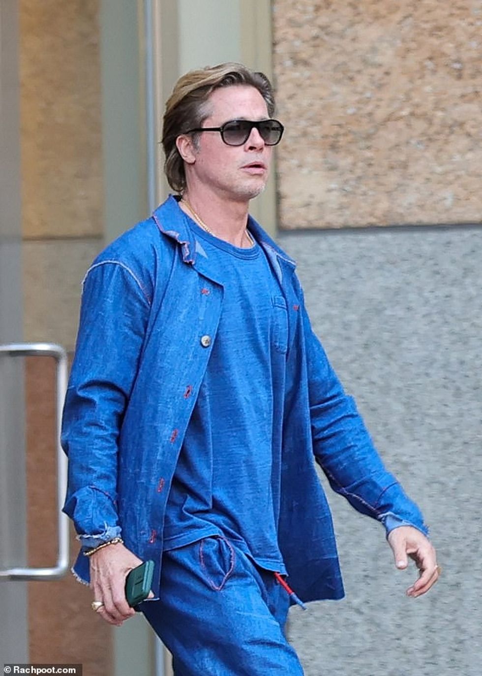 63125543 11284039 Brad Pitt was spotted leaving an office building in Los Angeles a 22 1664991849921
