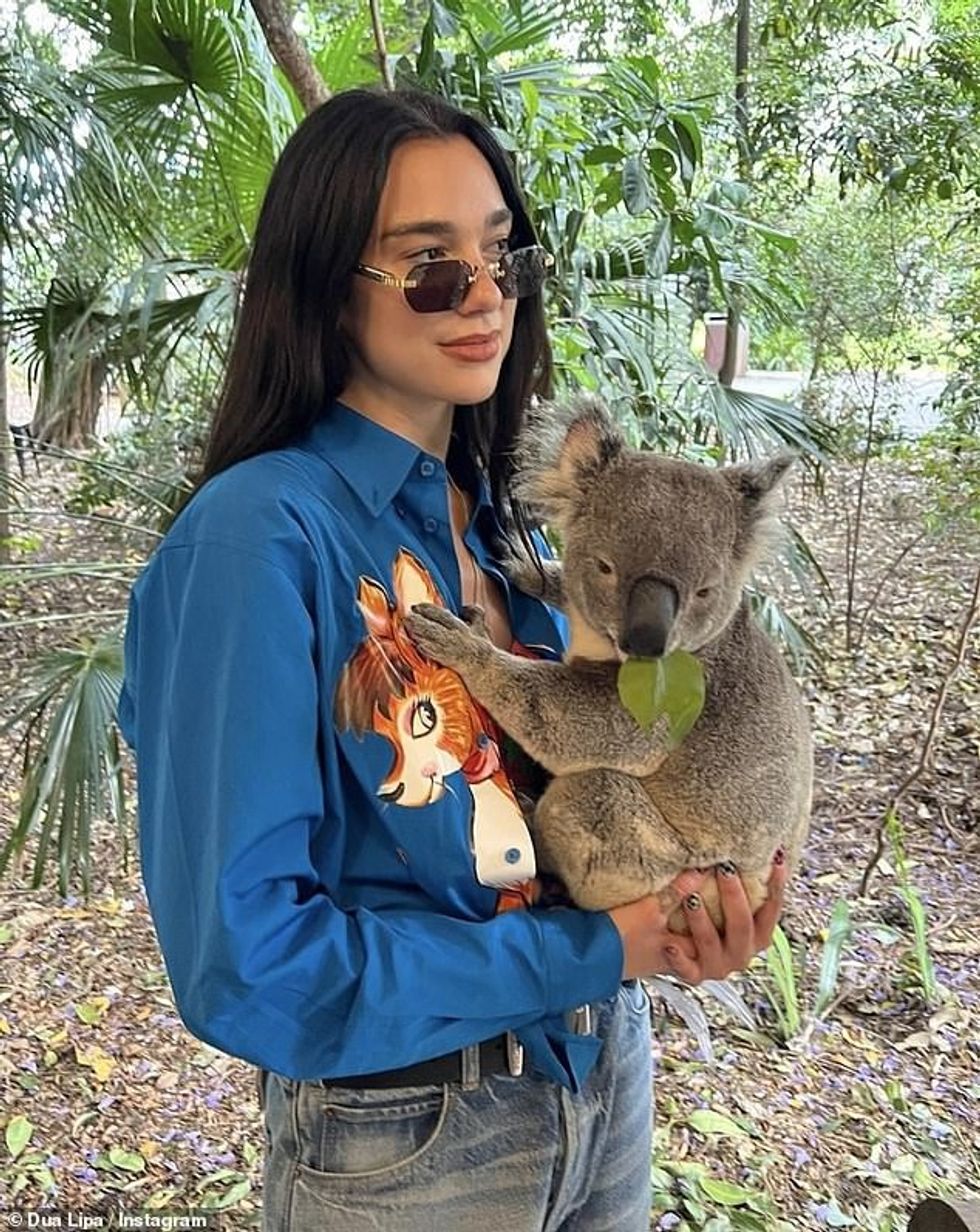 64217261 11393091 Animal lover One of the sweet shots shows Dua holding a koala be a 17 1667637539566