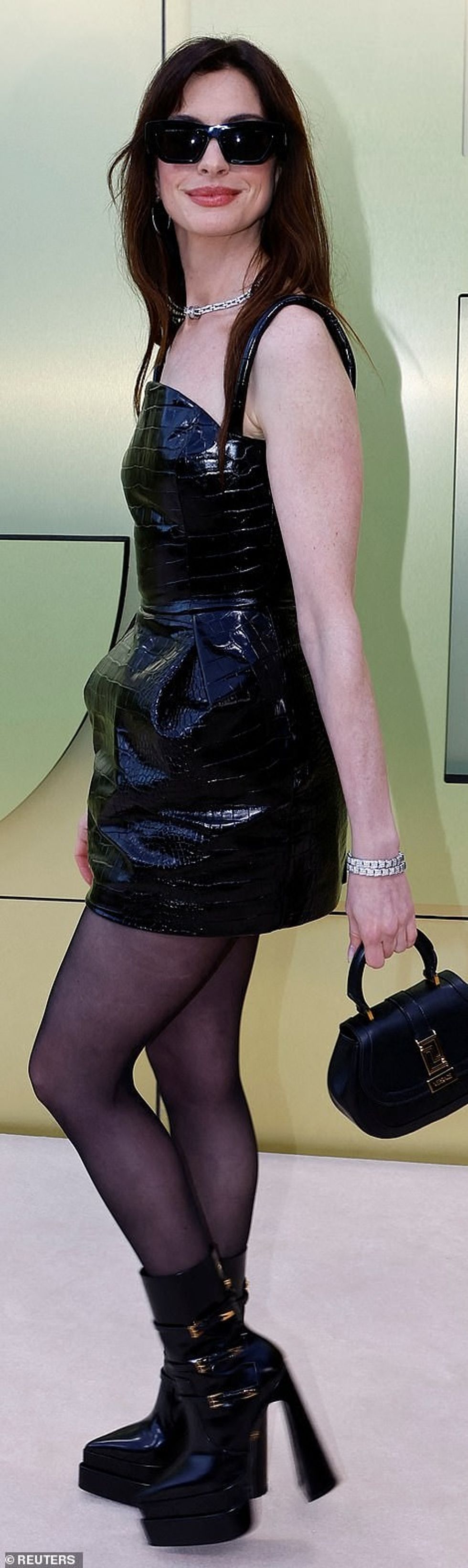 68536571 11842731 No missing her The Princess Diaries actress worked a glossy leat a 400 1678423939990