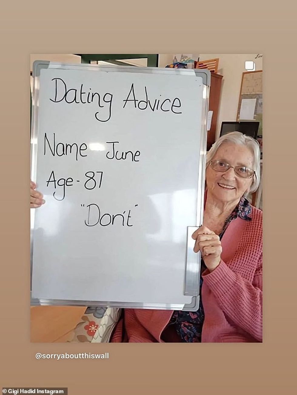 70024135 0 Don t The beauty reposted an image of an 87 year old woman name m 26 1681948821146