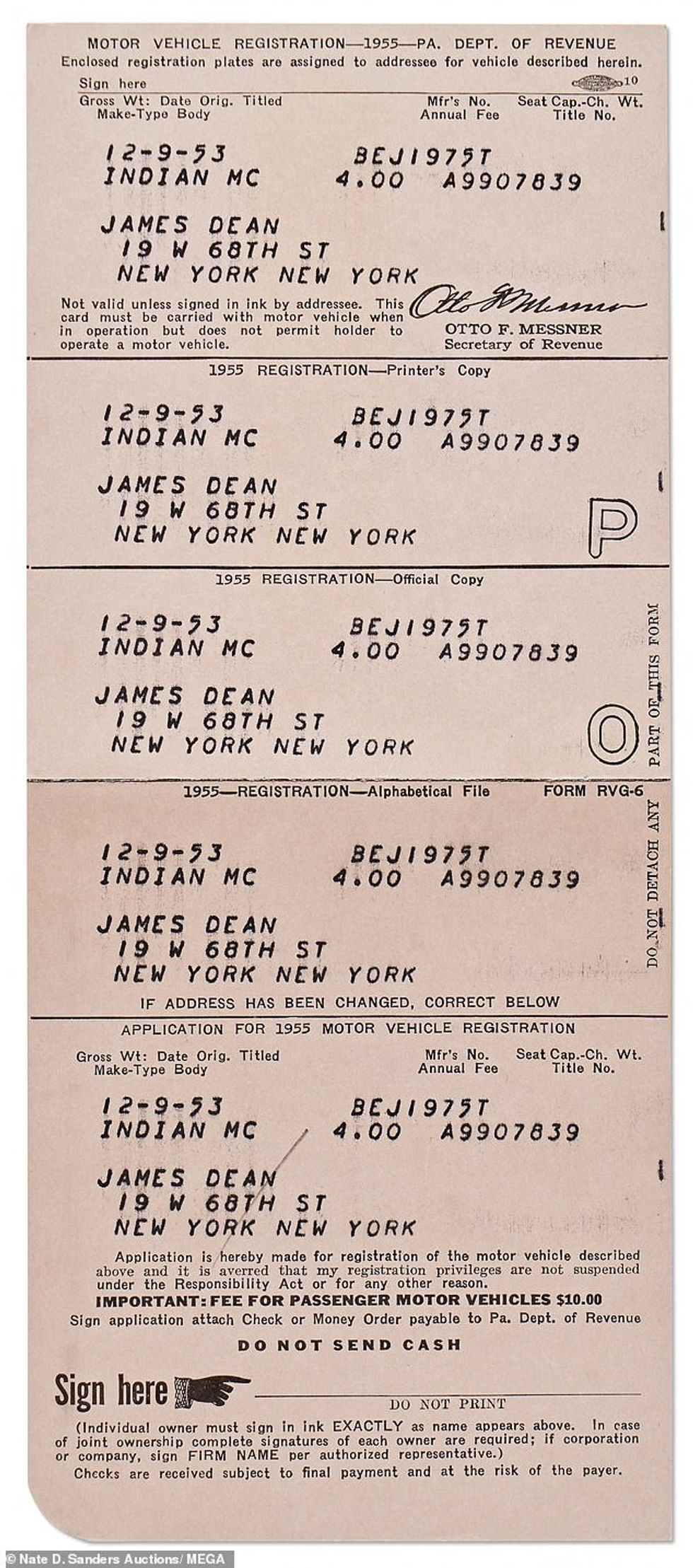 71078801 12092773 Historical The lot includes an application for 1955 vehicle regi a 7 1684303348637