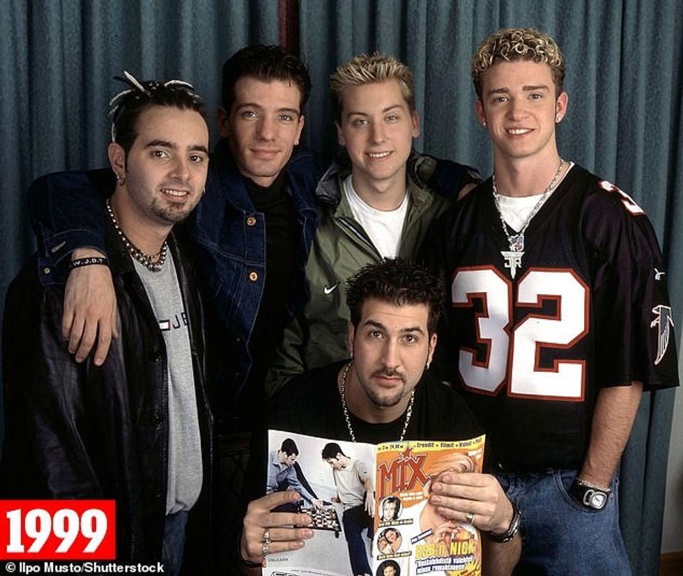 75372705 12516719 Old times NSYNC bandmembers Chris Kirkpatrick Joshua JC Chasez L a 32 1694671465992