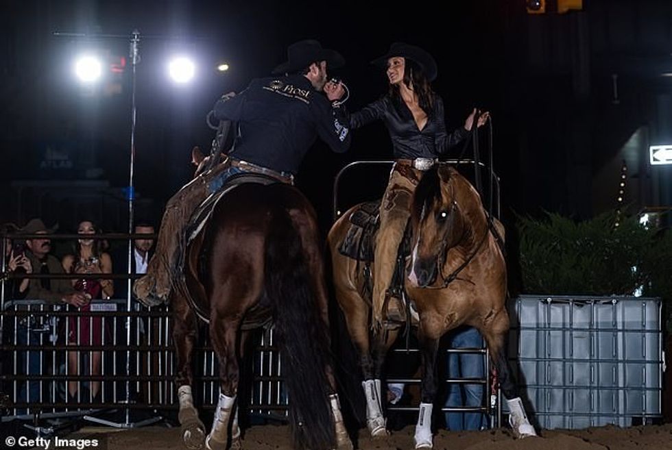 92945123 14172095 She was also photographed on horseback with boyfriend Adan Banue a 4 1733759871975