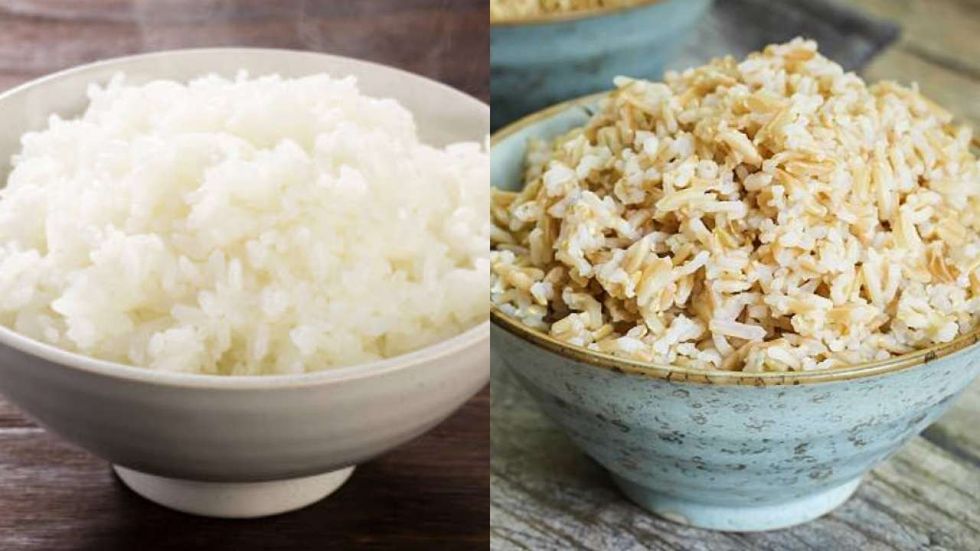 951068 white rice brown rice