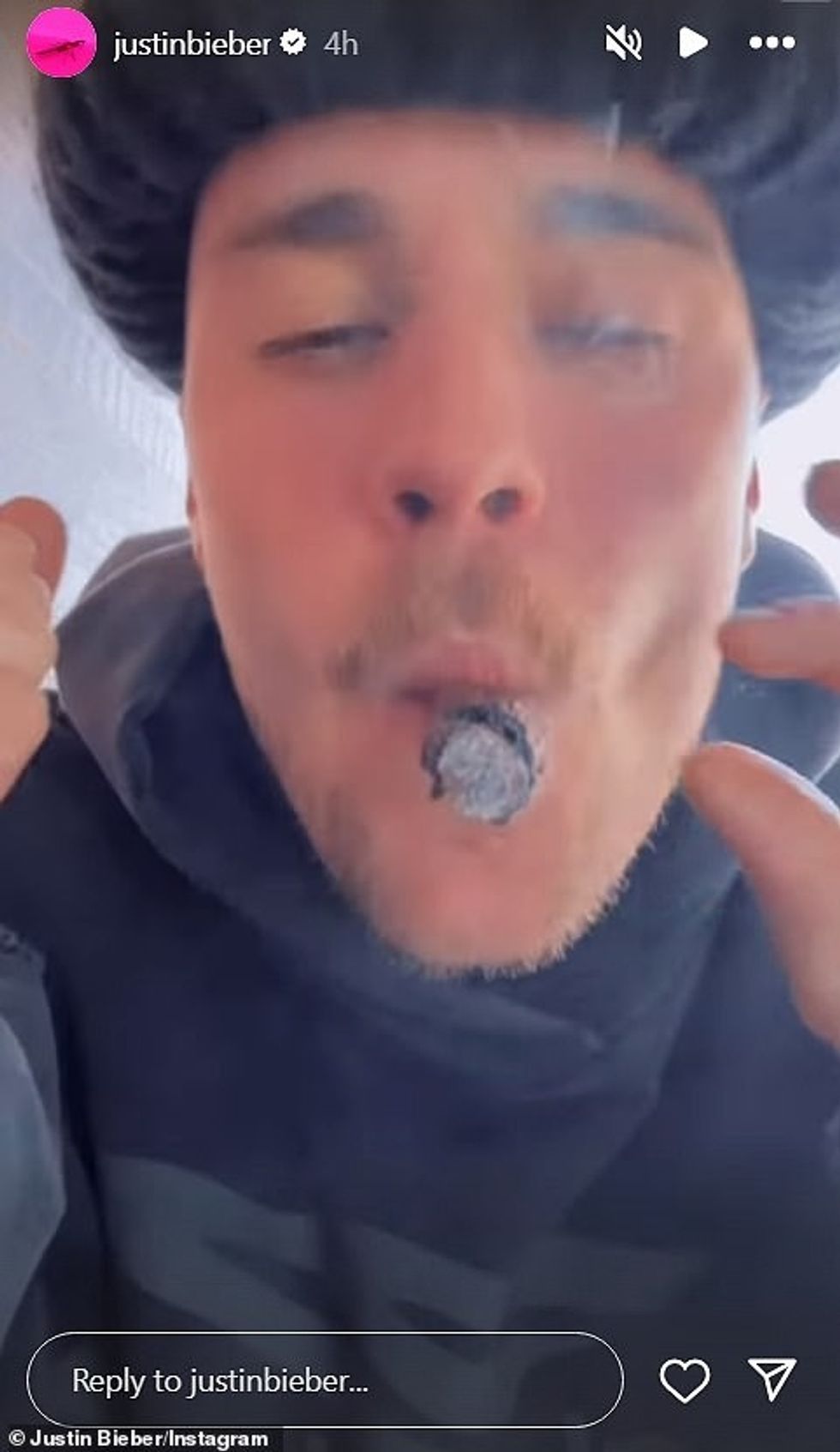 95674529 14445369 Justin Bieber 30 shared a new video of himself smoking to Instag a 1 1740706707417