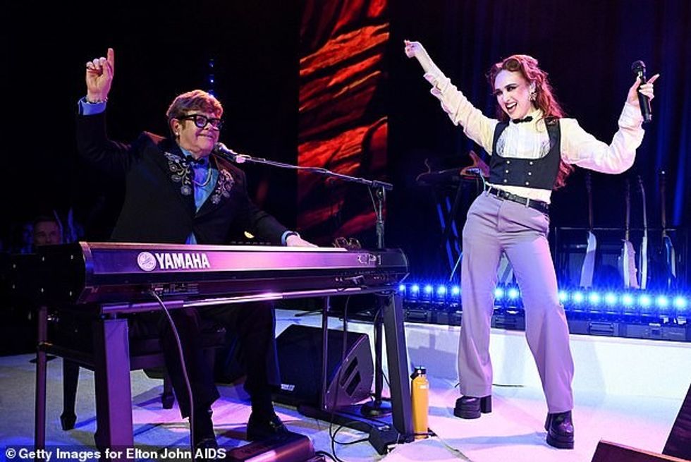 95810235 14470403 The Pink Pony Club hitmaker had joined Elton 77 on stage at his a 9 1741293682655