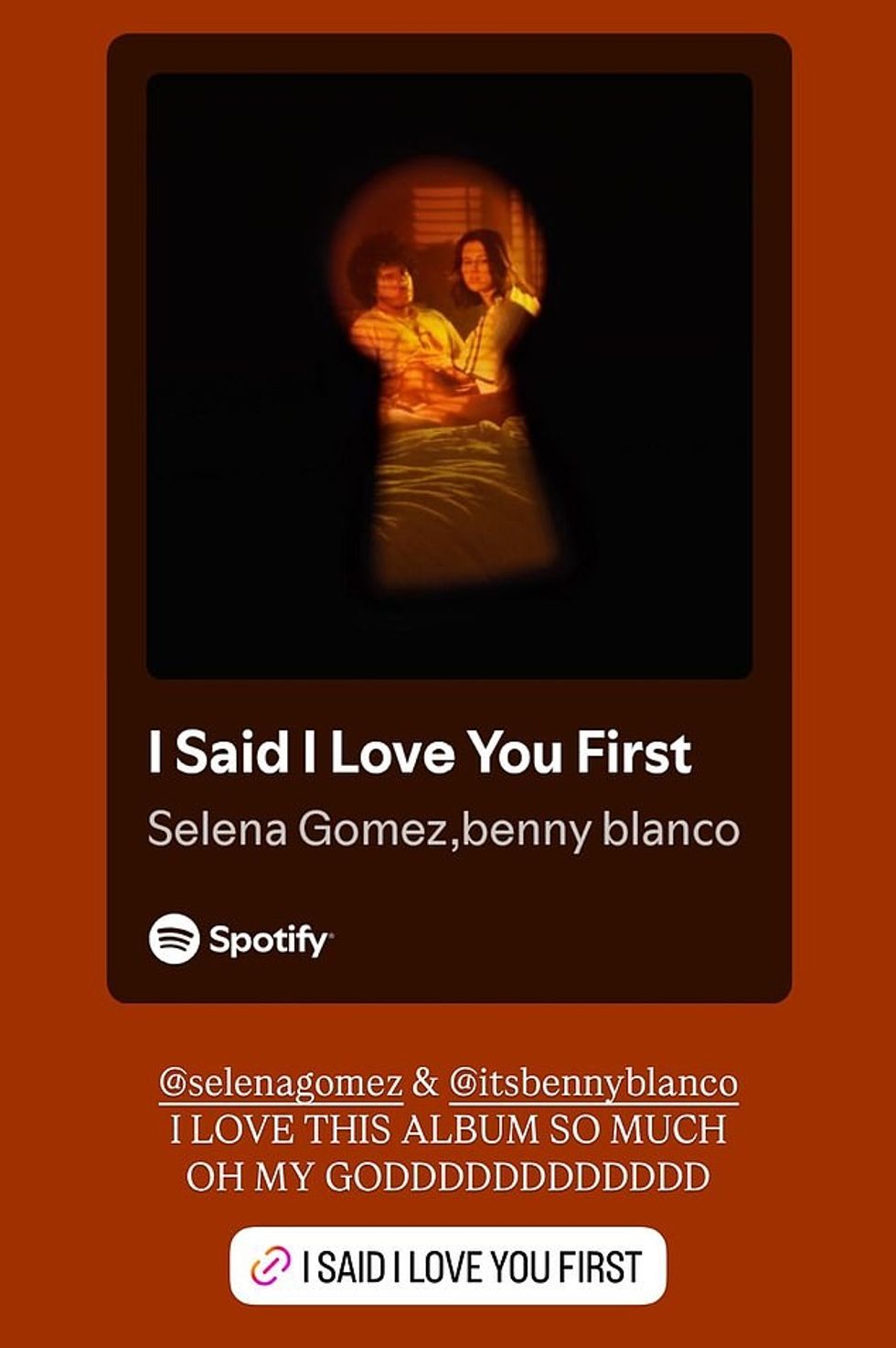 96473417 14527179 Swift 35 shared a snap of the album cover for I Said I Love You a 14 1742685367425