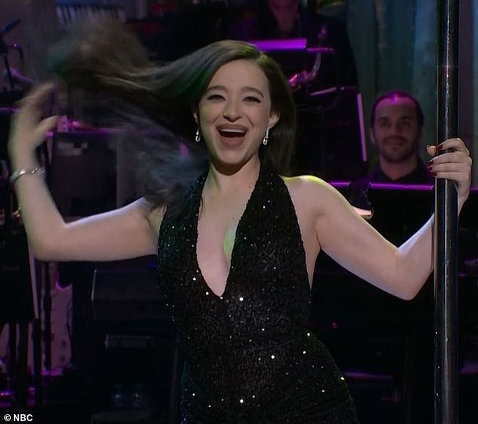 96717875 14551697 Anora star Mikey Madison pole danced during her rollicking Satur m 77 1743313240548