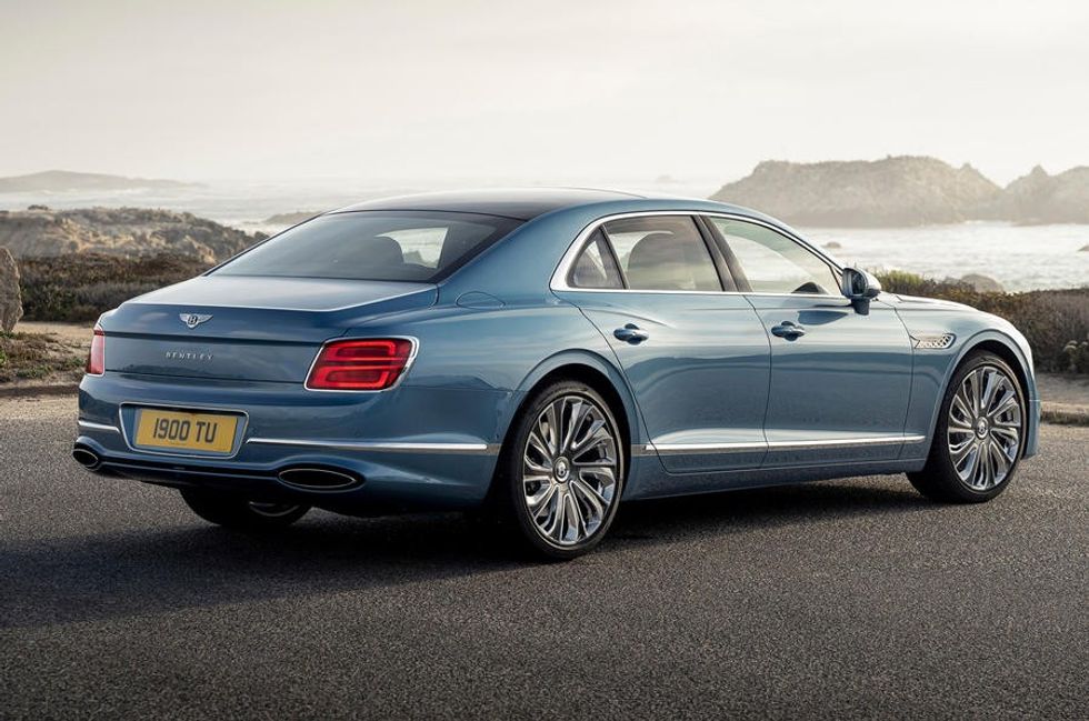 98 bentley flying spur mulliner official reveal rear