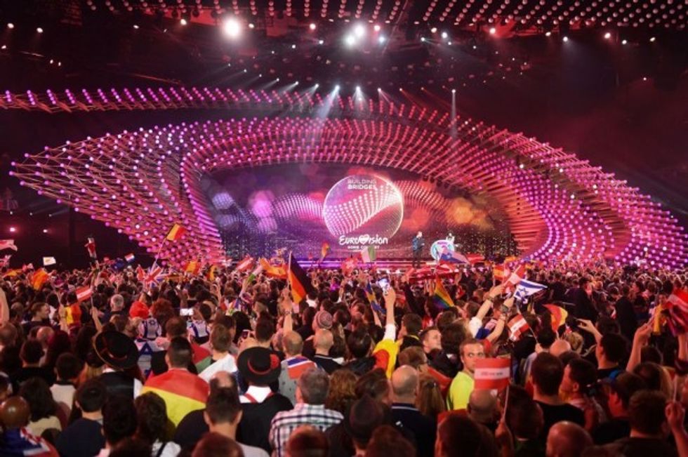 A general overview taken during the final of the Eurovision Song Contest 2015