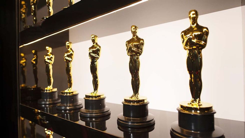 a.m.p.a.s. oscars statuettes are on display backstage during the 92nd annual academy awards getty h 2020 1