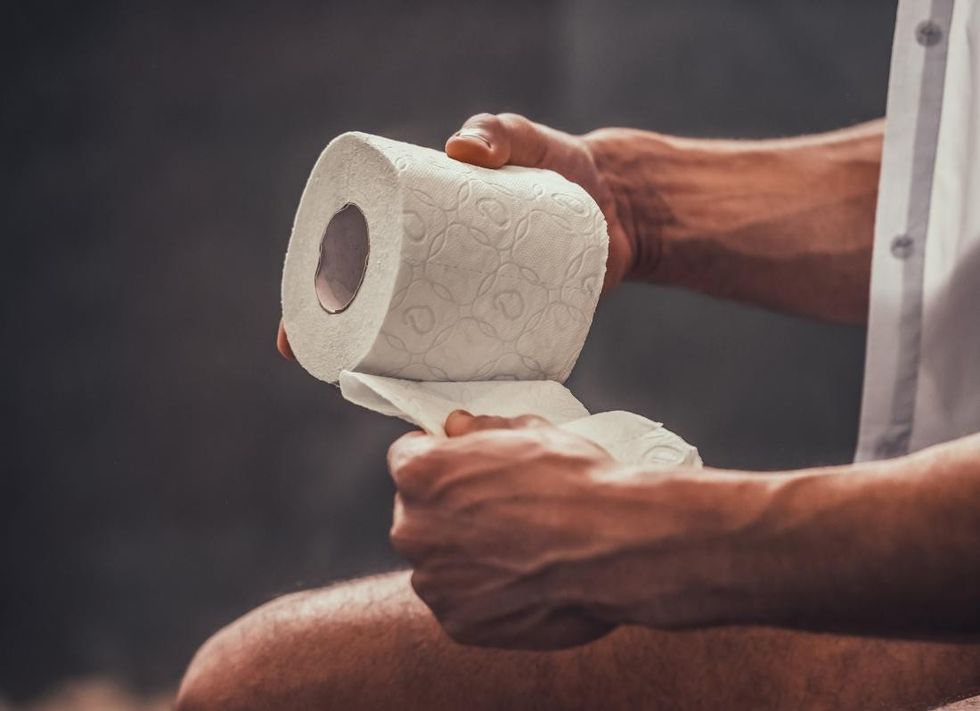 a man about to find out if he has candida in his stool