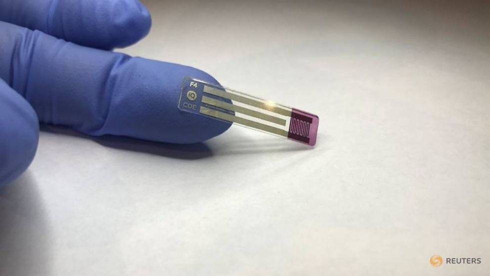 a non invasive printable saliva test strip for diabetics is seen at the university of newcastle in australia 2