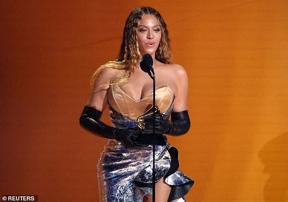 A source told The Sun: 'Beyonce is about to raise the roof. The demand for tickets will be just like Oasis' and will rival fans' rush to get their hands on a seat'