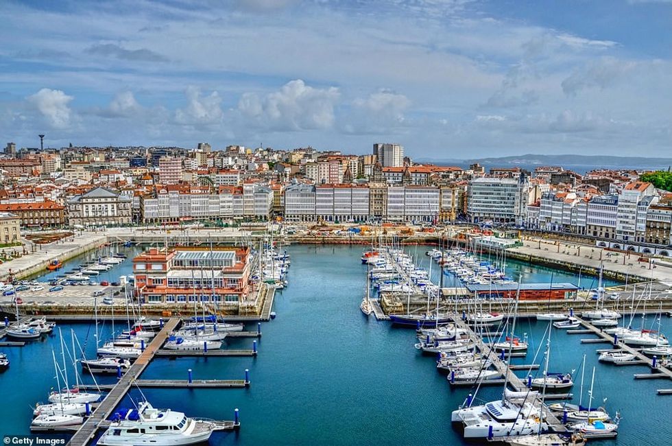 A view of La Marina port. The use of face masks will be made mandatory at all times outdoors, including on beaches and swimming pools