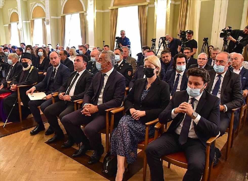 AA 20220814 28645097 28645092 NA CETINJU ODRZANA KOMEMORACIJA POVODOM TRAGEDIJE U KOJOJ JE UBIJENO 11 OSOBA CRNU GORU KAO MNOGO PUTA DO SAD UJEDINILA TUGA