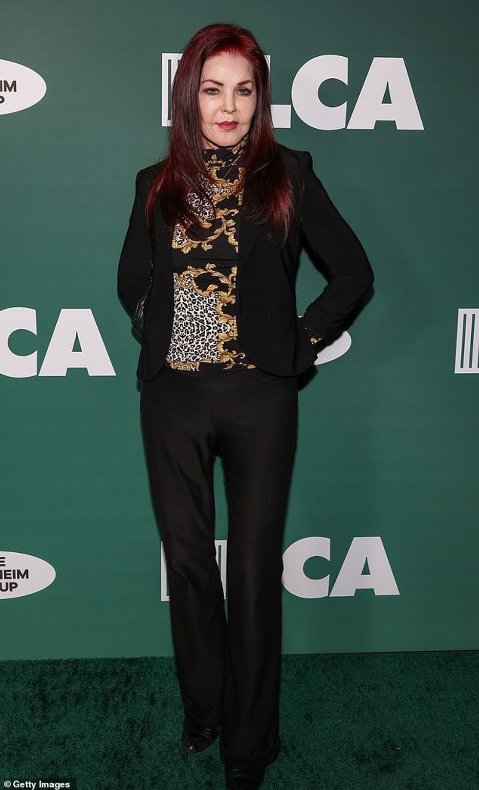 According to his ex-wife Priscilla Presley , the King of Rock 'n' Roll turned down the lead role opposite Barbra Streisand in the 1976 remake of A Star Is Born; (pictured October)