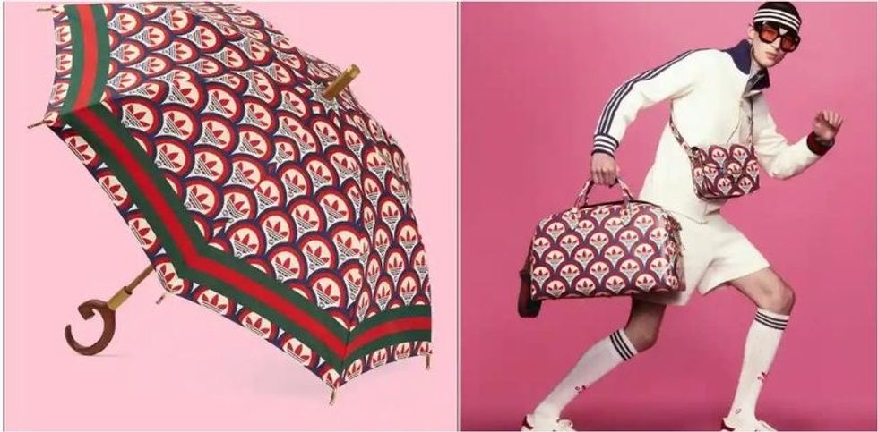 Adidas x Gucci shesin për $1,300 një çadër që nuk