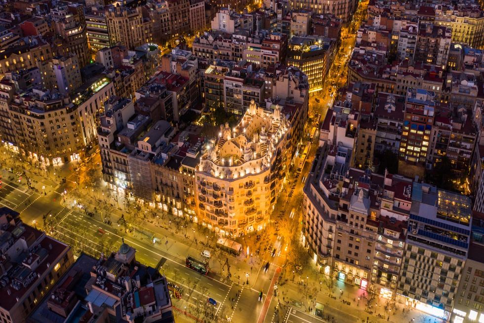 aerial view of the modernist house casa mila also 2023 11 27 05 10 15 utc 1