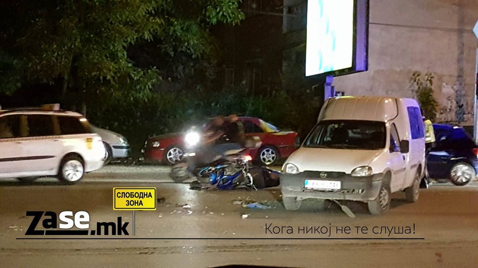 Aksident ne Shkup 1