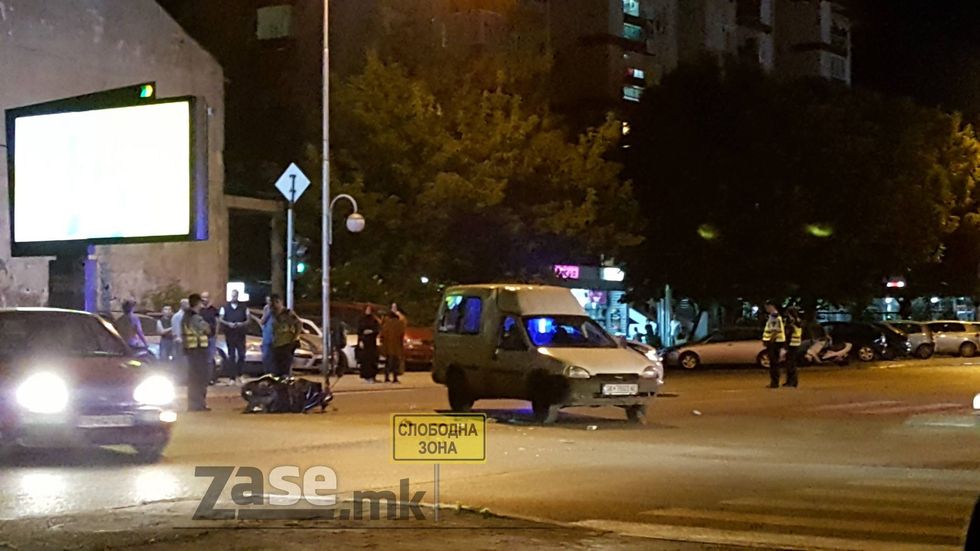 Aksident ne Shkup 3