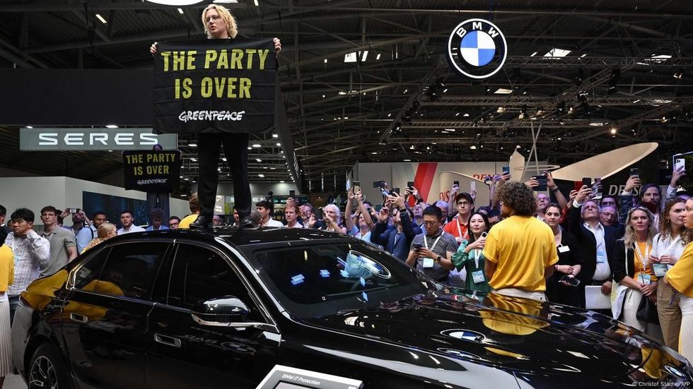 Aktiviste te Greenpeace