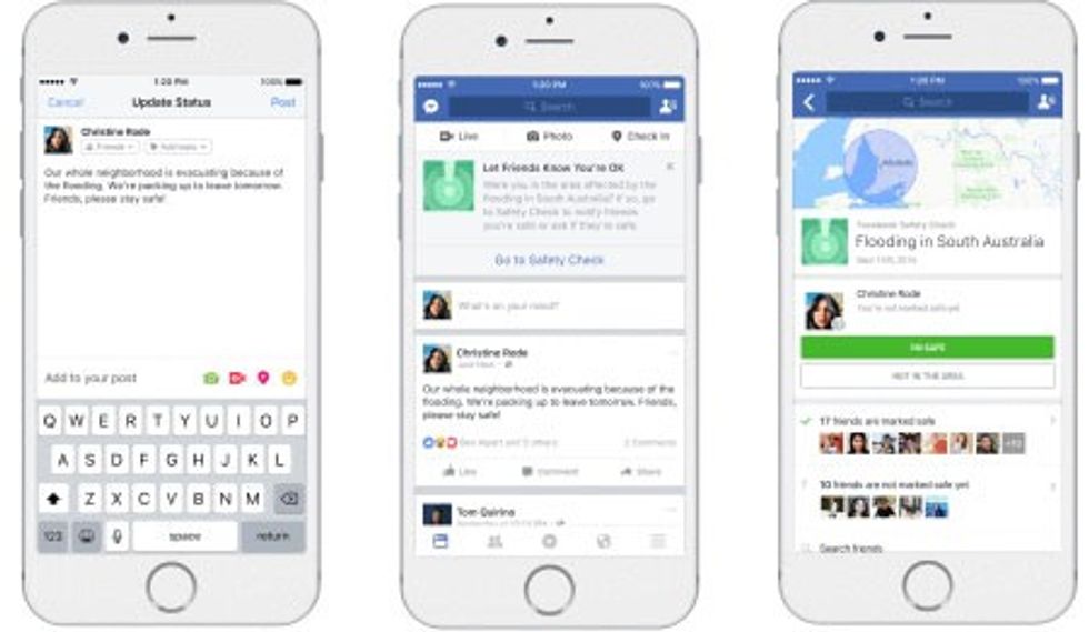 Aktivizimi nuk varet nga punëtorët e Facebookut, por nga njerëzit e përfshirë në ndonjë katastrofë natyrore apo sulme me armë.