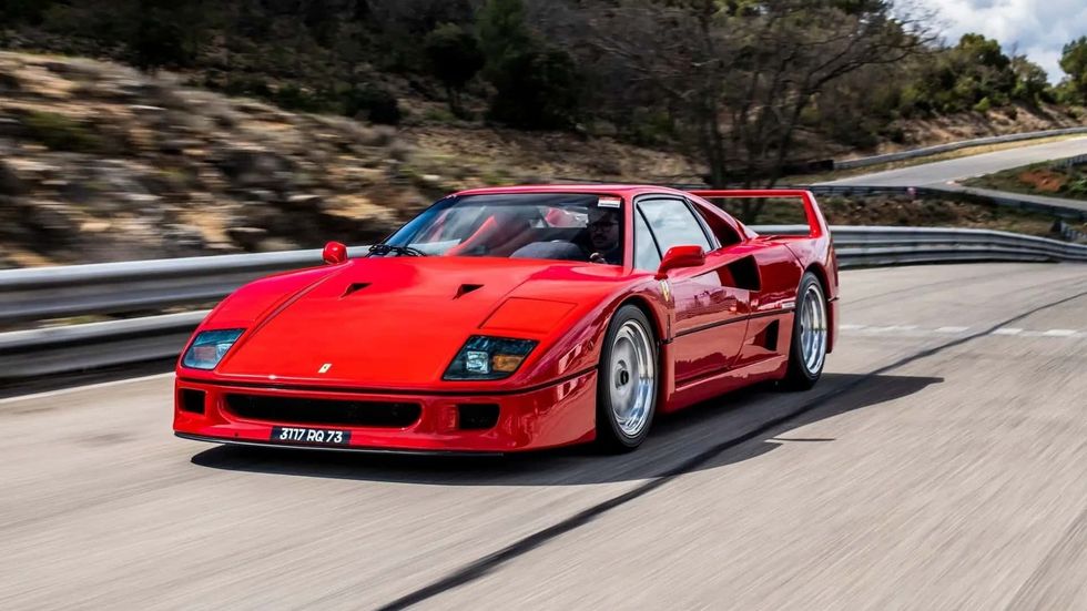 alain prost s ferrari f40 up for auction