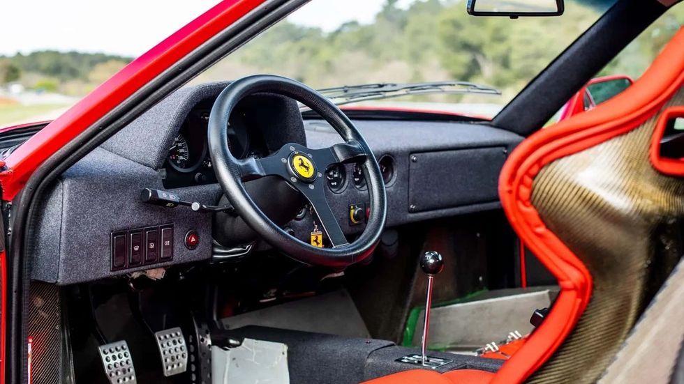 alain prost s ferrari f40 up for auction