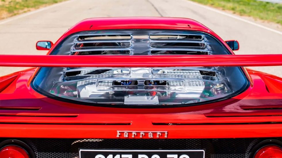 alain prost s ferrari f40 up for auction