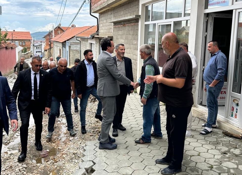 Albin Kurti KM fshat Kuk Dragash