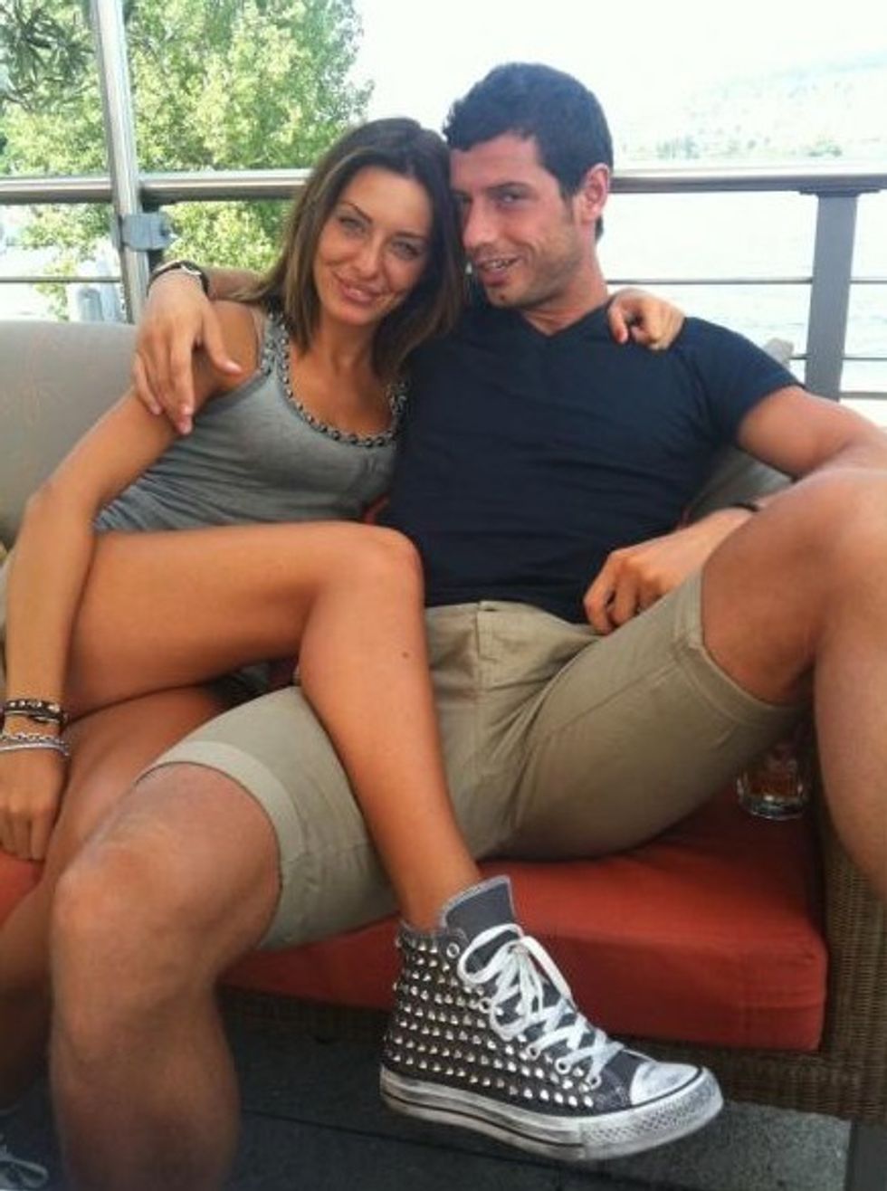 Alessia ishte fotografuar në krahët e Xhemailit.