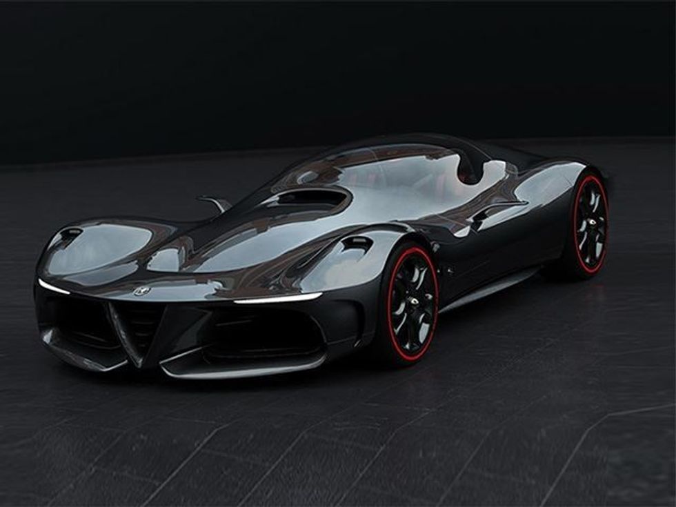 Alfa Romeo me model të mahnitshëm që ka pamje shumë të veçantë foto 3