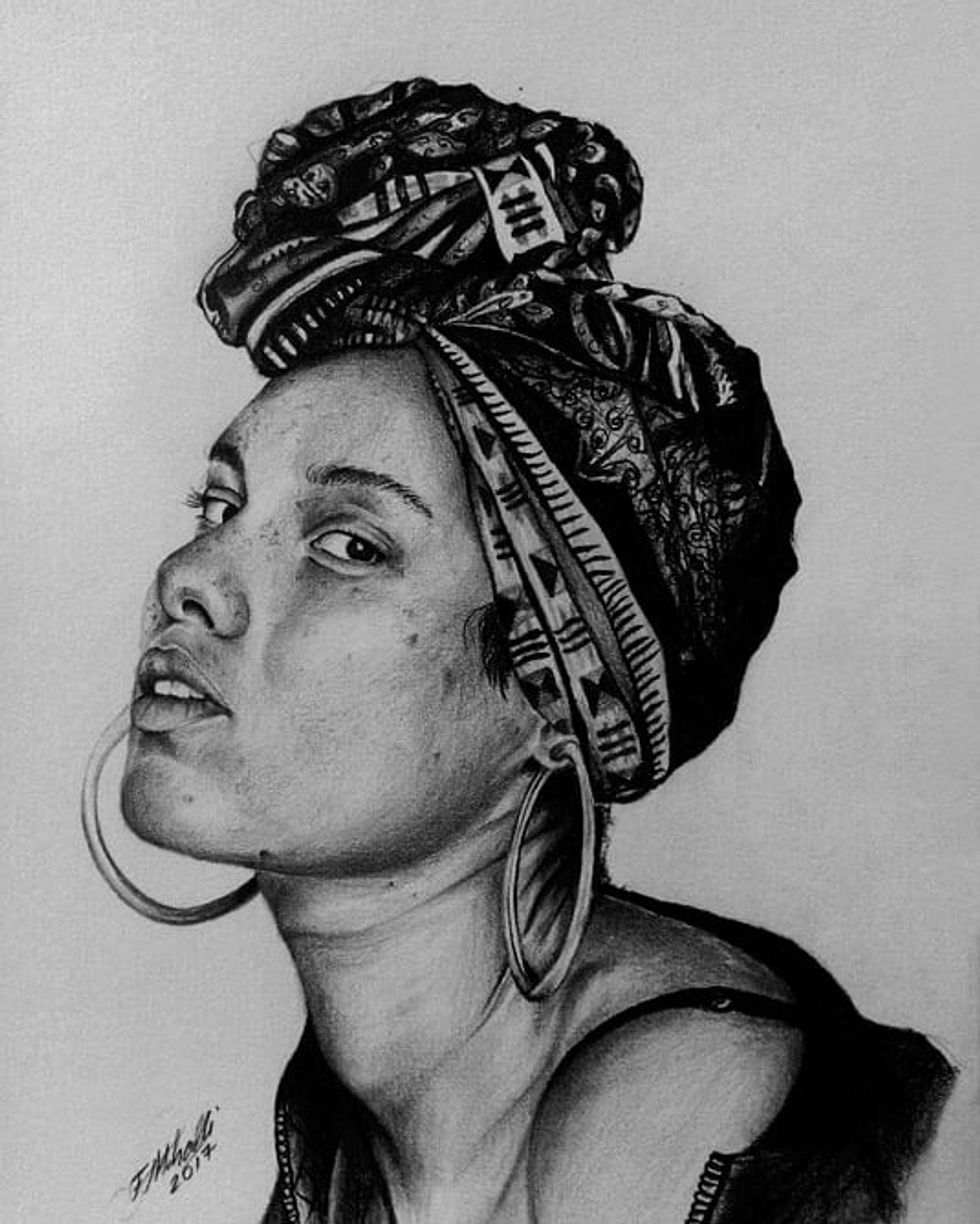 Alicia Keys Vizatim