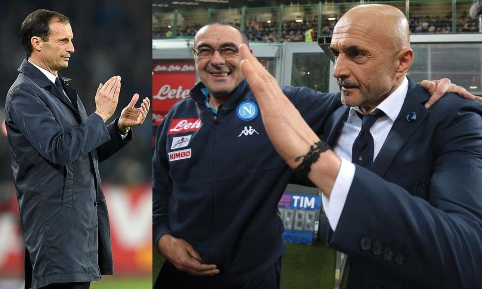Allegri.Sarri .Spalletti.2018.