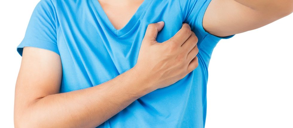 allergic contact dermatitis of the armpit