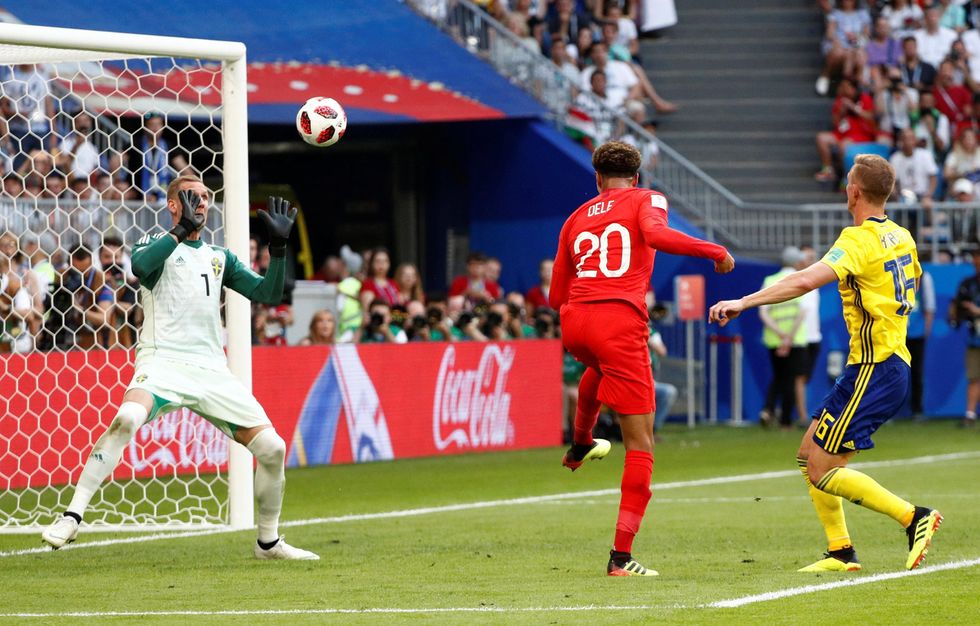 Alli luajti për Anglinë në Kupën e Botës 2018 dhe shënoi në çerek kundër Suedisë