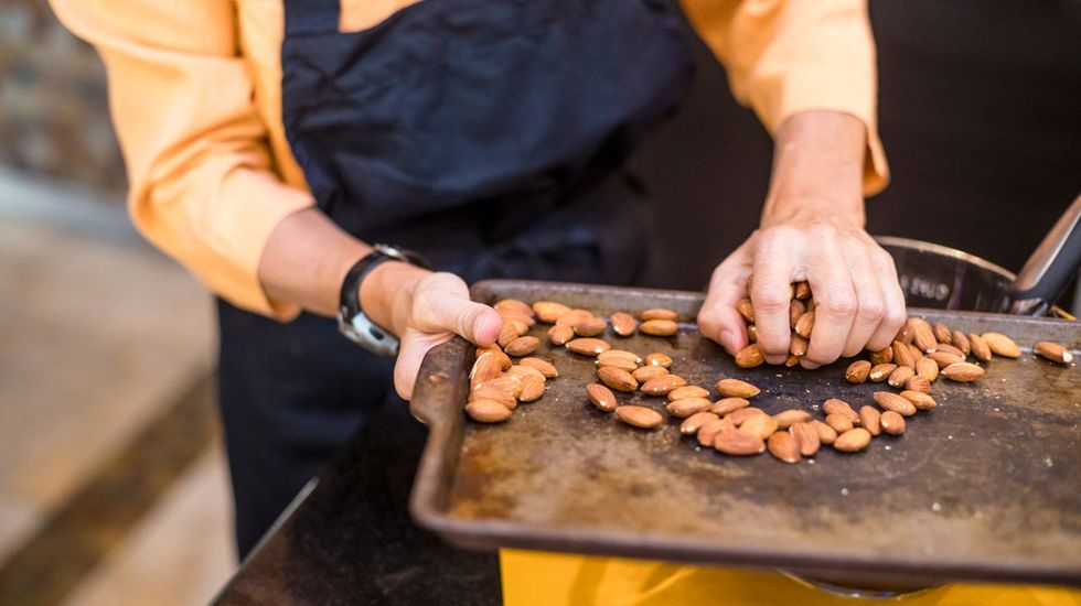 Almonds Sheet Pan Kitchen Header